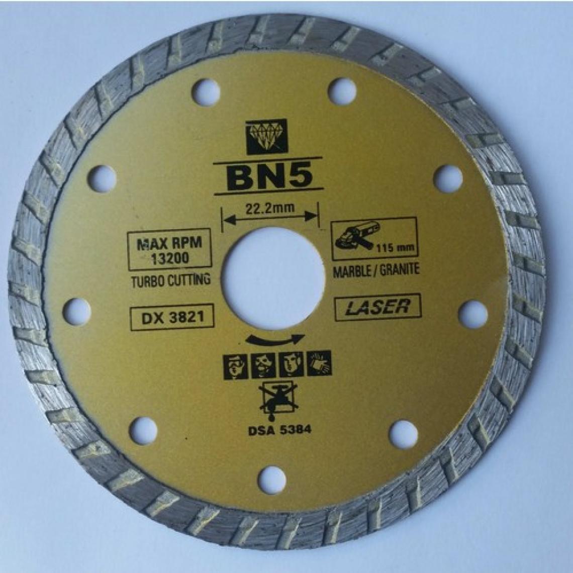 Depolife Mermer Granit Fayans 115MM Daire Disk Seti Matkap Aparatlı Taşla