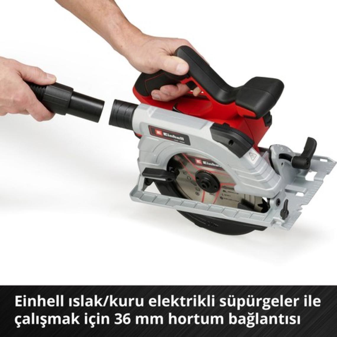 Einhell Professional Akülü Daire Testere TP-CS 18/190 Li BL-Solo Power X-Change (18 V, Ø190 mm Testere Bıçağı, Kömürsüz, 65 mm Kesim Derinliği, Aletsiz Ayar, Akü Dahil Değildir) - 4331210