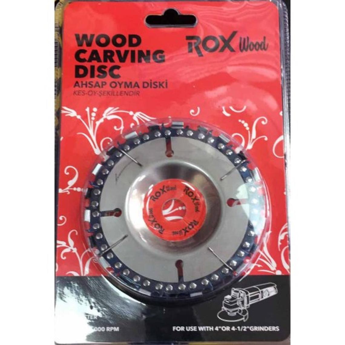 Rox Wood 1154 Wood Carving Disc Ahşap Işleme Diski 102 mm 22 Diş