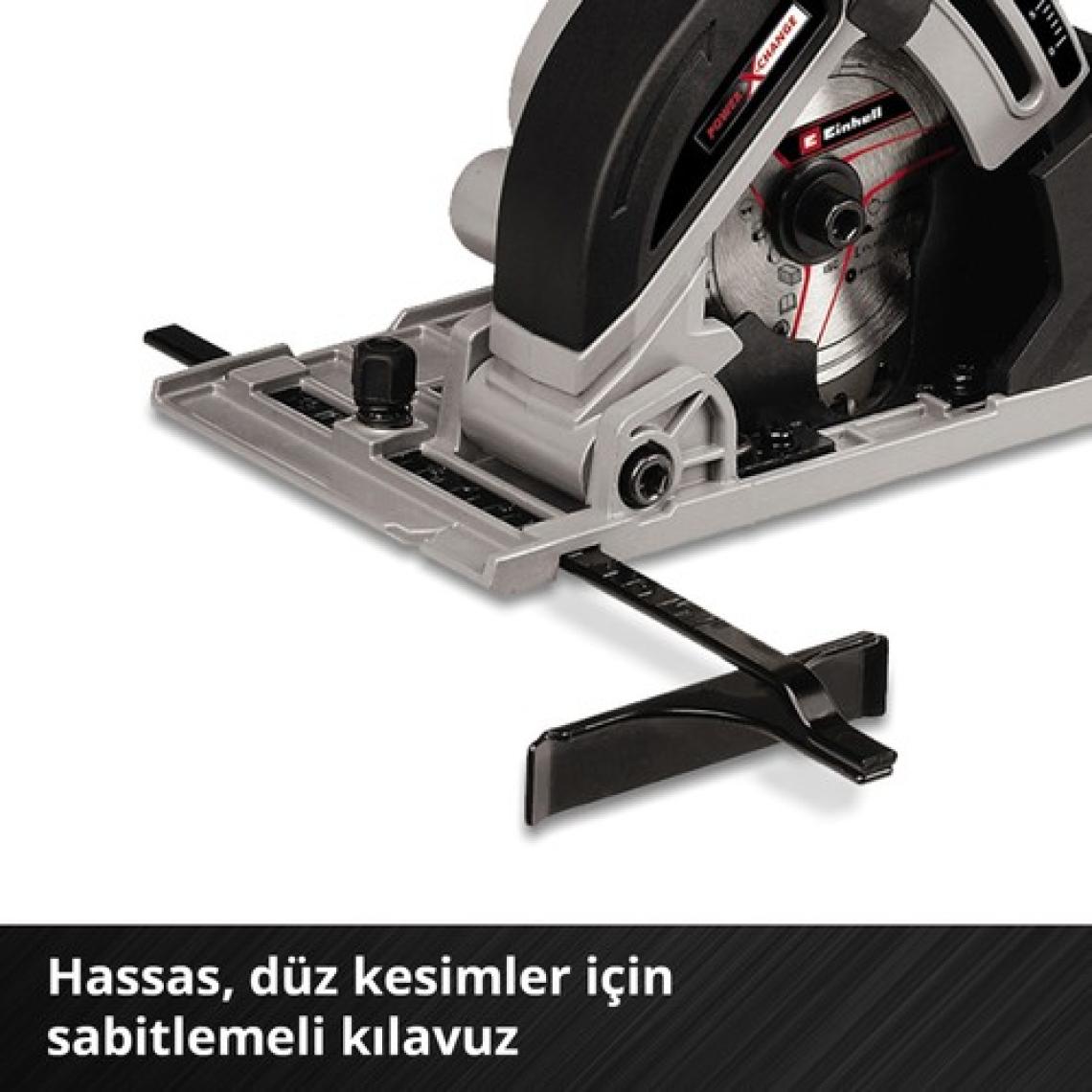 Einhell Akülü Mini Daire Testere TE-CS 18/89 Li - Solo Power X-Change (18V, Lityum-İyon, 28mm Kesme Derinliği, Ø89 mm Testere Bıçağı, Akü ve Şarj Cihazı Dahil Değildir) - 4331100