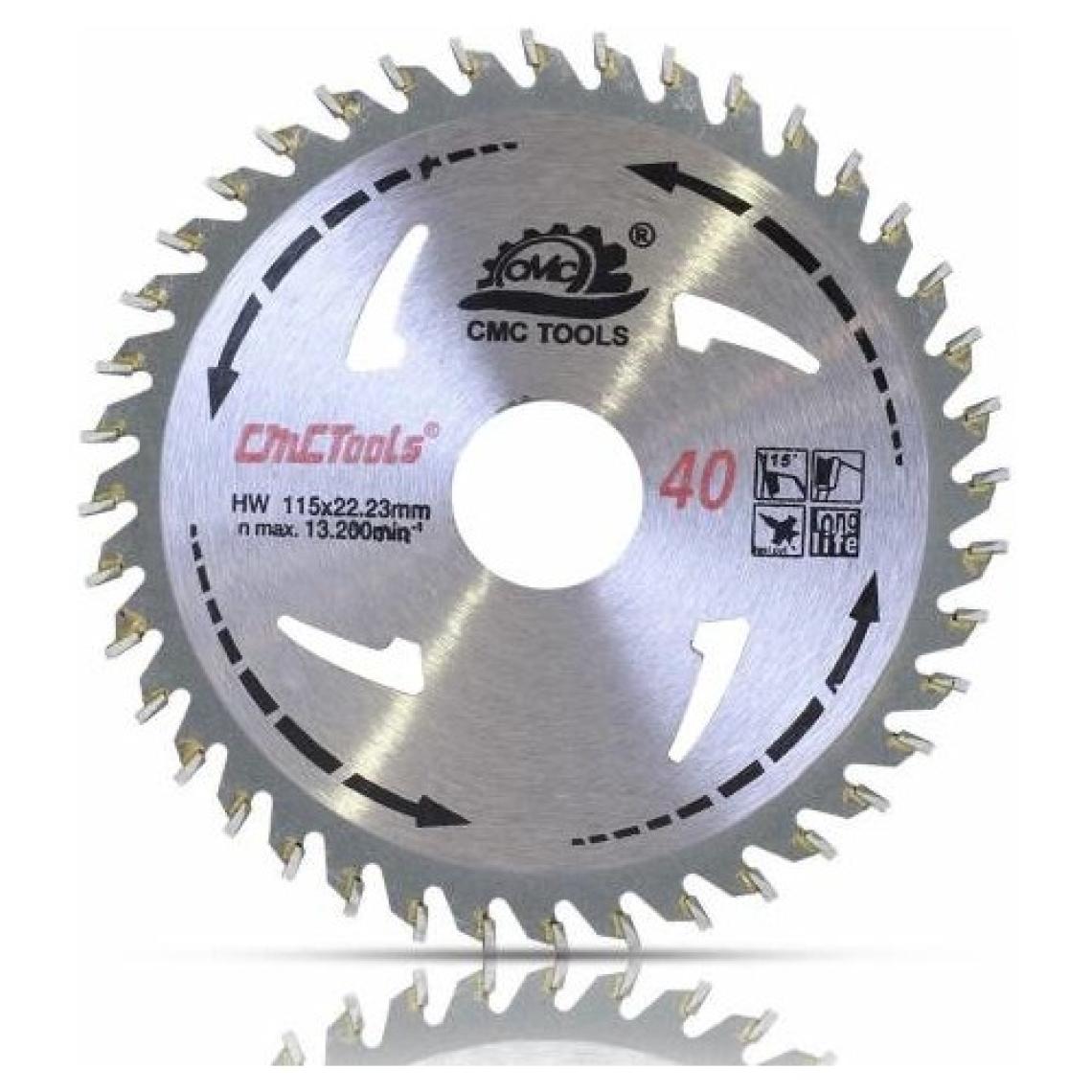 Cmc Daire Testere Bıçağı Ahşap Testeresi 115MM + Matkap Aparatı