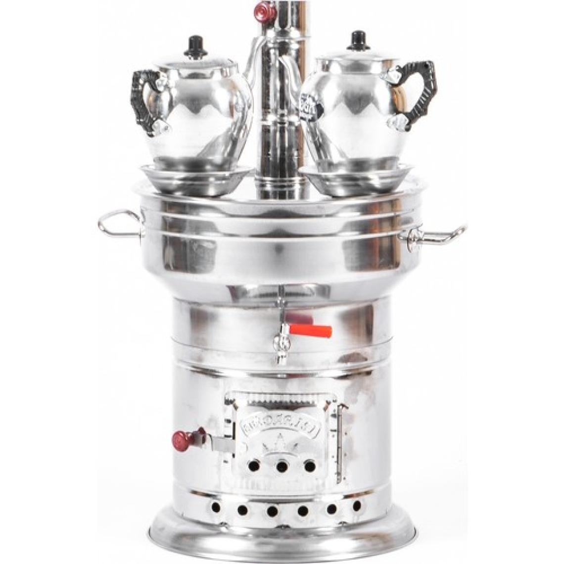 Metehan 12 Lt Semaver x 2  + Alüminyum Demlik