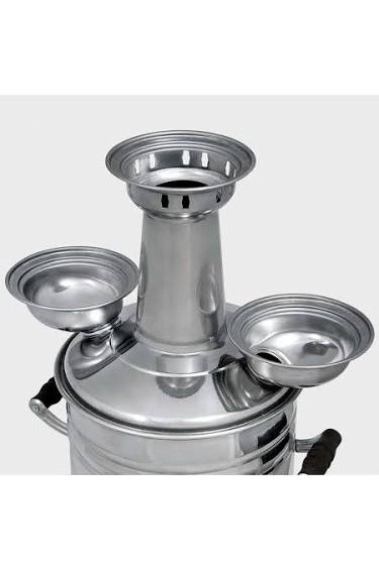 Sözenler 6 Litre Krom Kömürlü Semaver KS14-CEYHAN