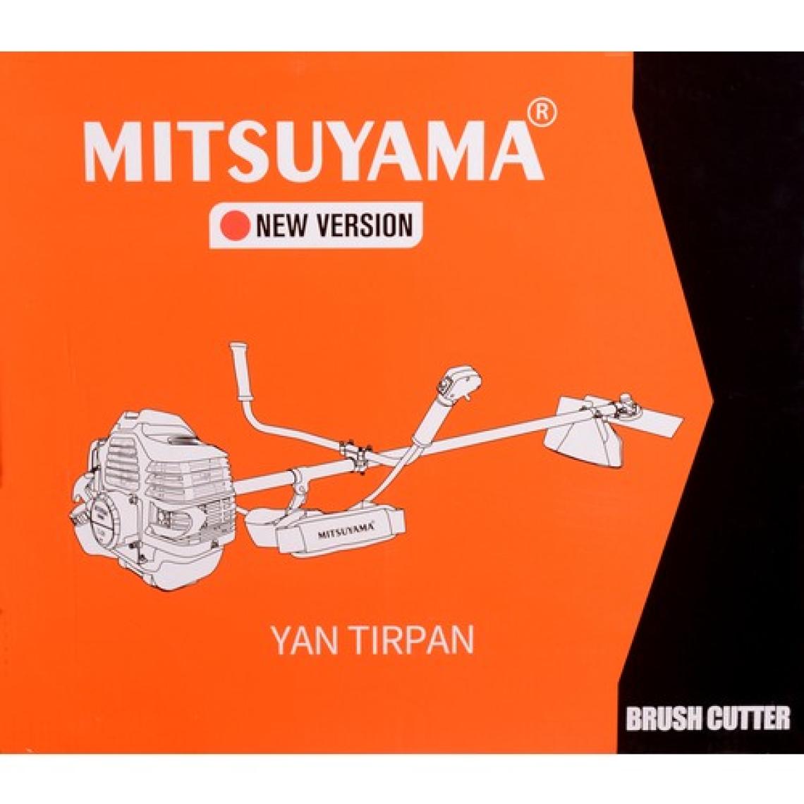 Mitsuyama Japon Benzinli Yan Tırpan + Toprak Çapalama Aparatı (2 Adet Çapa) 4.2kw 5.7hp