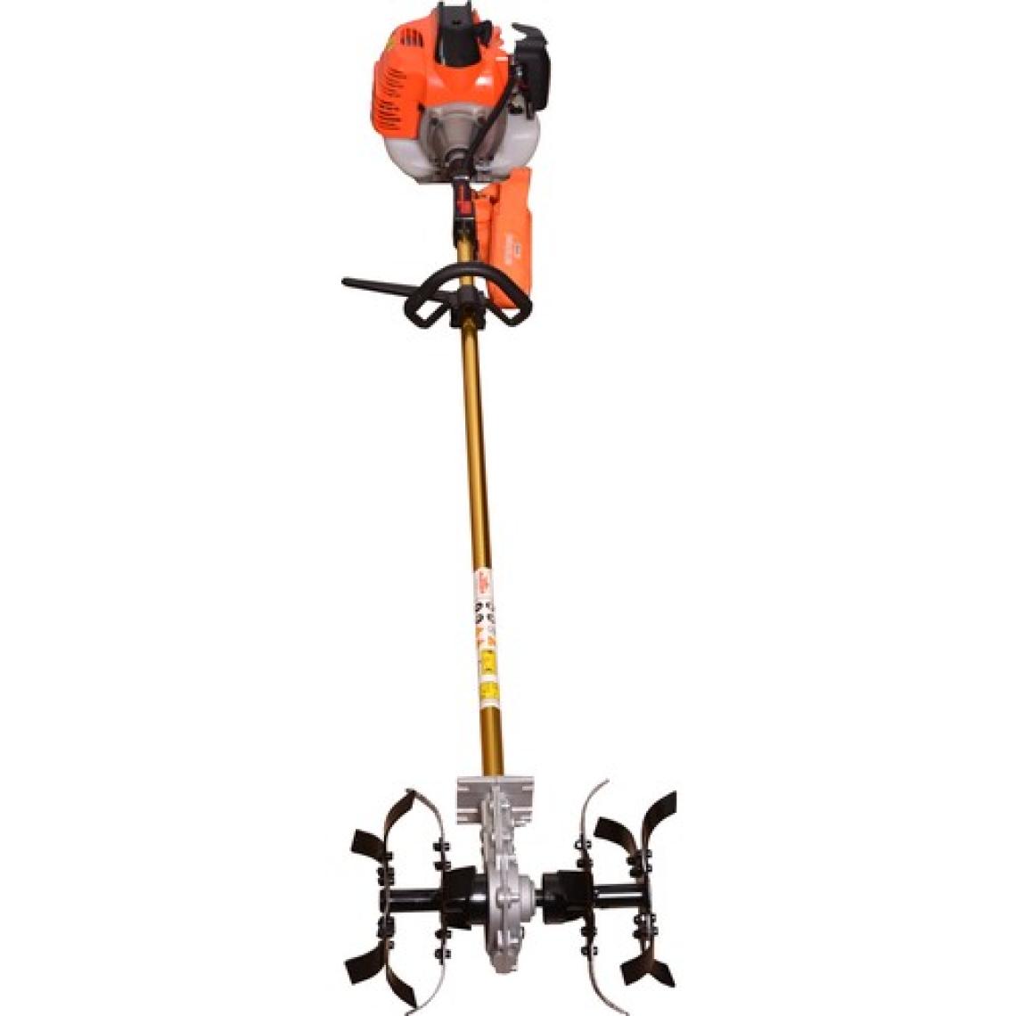 Mitsuyama Japon Benzinli Yan Tırpan + Toprak Çapalama Aparatı (2 Adet Çapa) 4.2kw 5.7hp