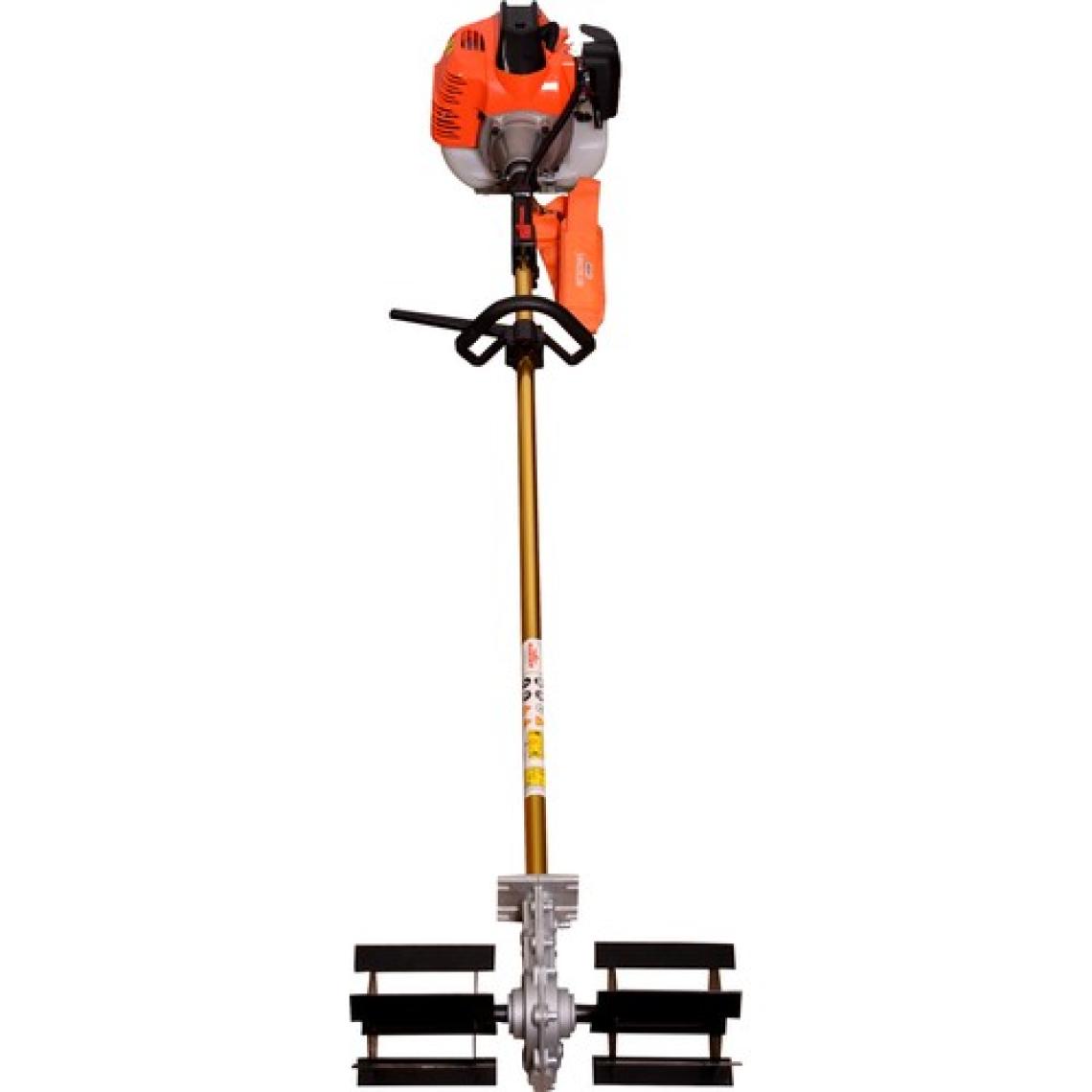 Mitsuyama Japon Benzinli Yan Tırpan + Toprak Çapalama Aparatı (2 Adet Çapa) 4.2kw 5.7hp