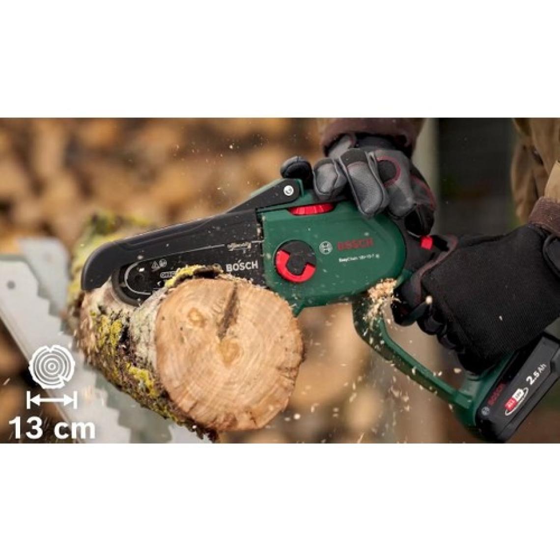 Bosch EasyChain 18V-15-7 Tek Akülü Zincirli Budama Makinesi