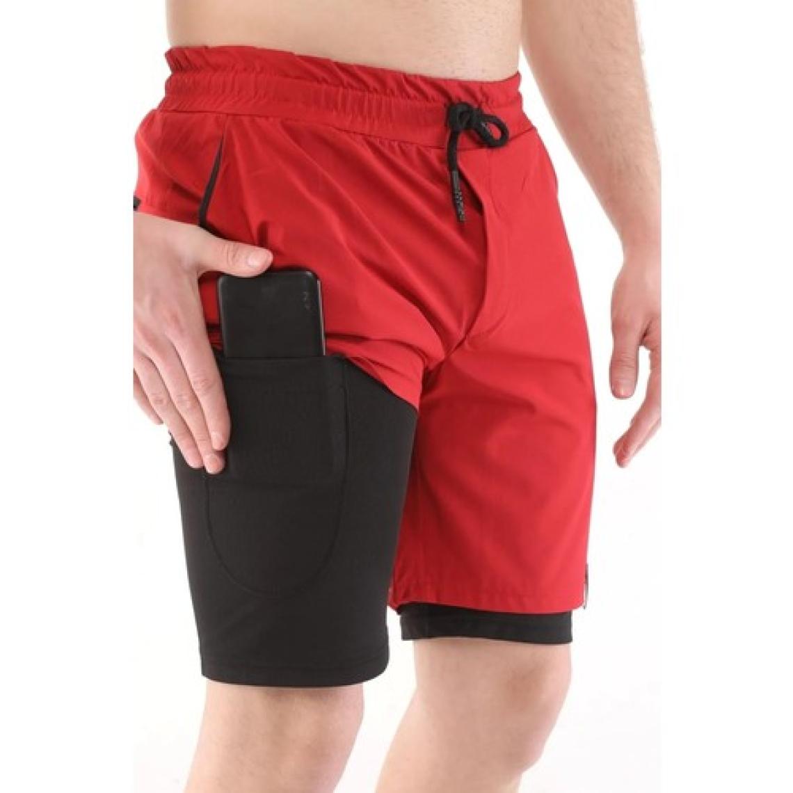 Genius Store Erkek Running Hızlı Kuruma Micropoly Antrenman Halısaha Fitness Kısa Taytlı Outdoor Şort
