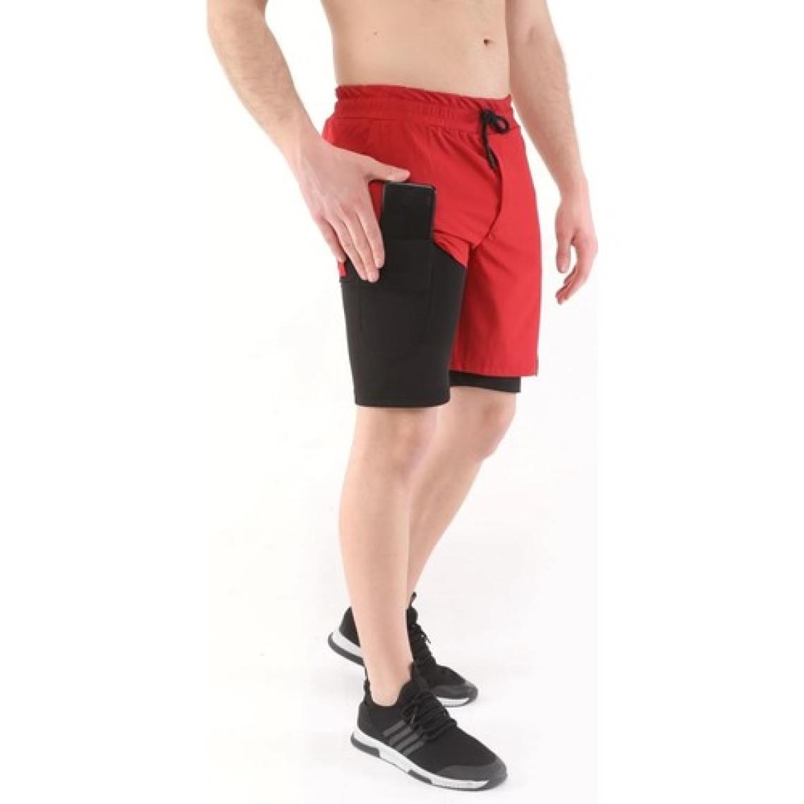 Genius Store Erkek Running Hızlı Kuruma Micropoly Antrenman Halısaha Fitness Kısa Taytlı Outdoor Şort