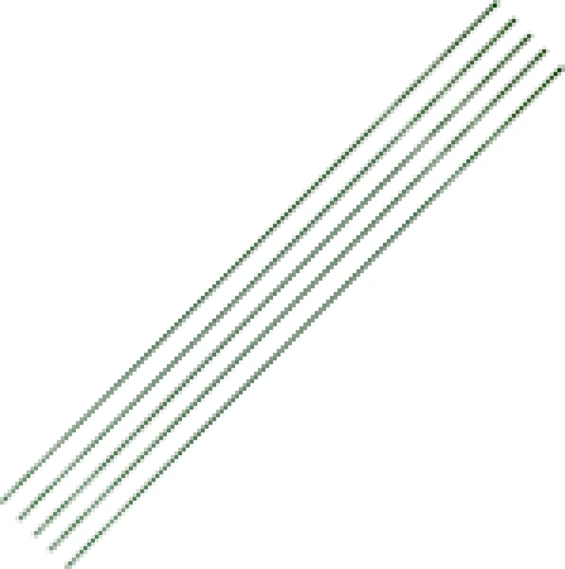 Bahçem PWC Bitki Destek Çubuğu Yeşil 11 mm x 180 cm 10'lu
