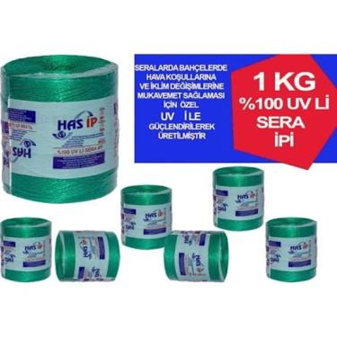 Fil İp Yeşil Sera Ipi (Klips Ipi)(Fil Ip)(Uv Katkılı Fibrilize)
