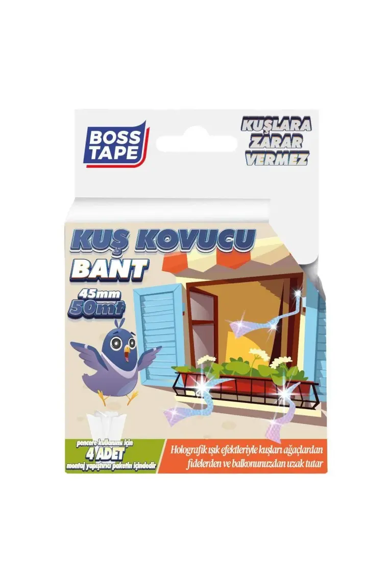 Boss Tape Kuş Uzaklaştırıcı Holografik Şerit Bant