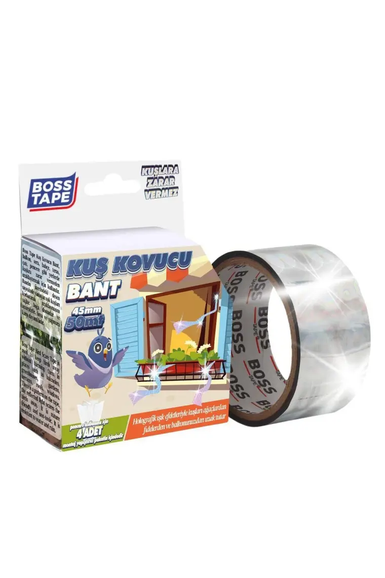 Boss Tape Kuş Uzaklaştırıcı Holografik Şerit Bant