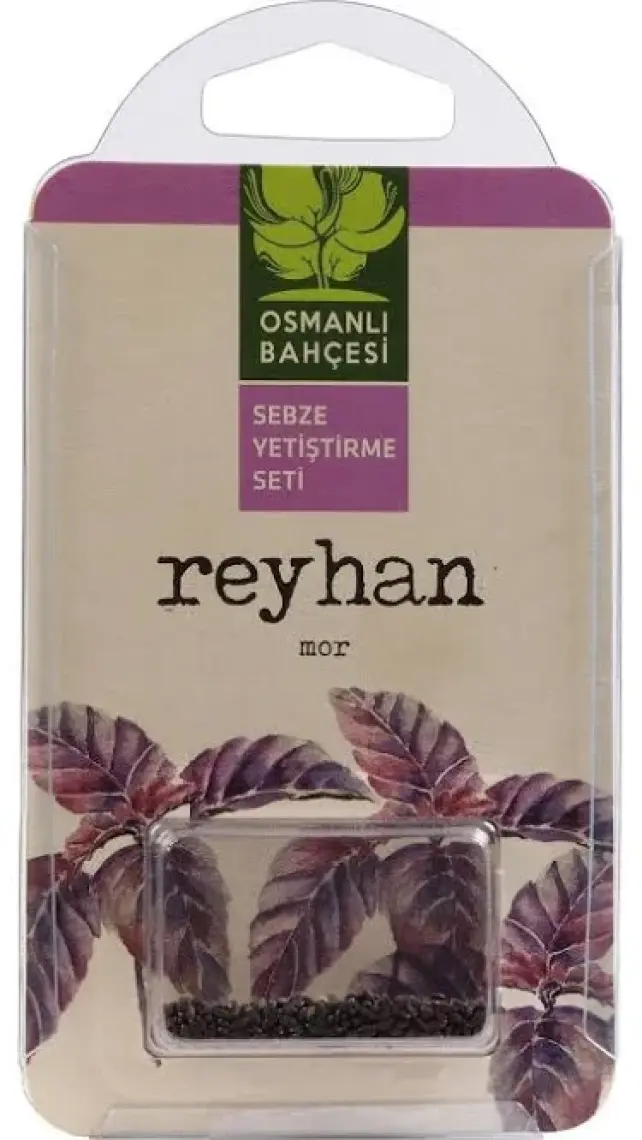 Osmanlı Bahçesi Yerli Reyhan Tohumu Yetiştirme Seti