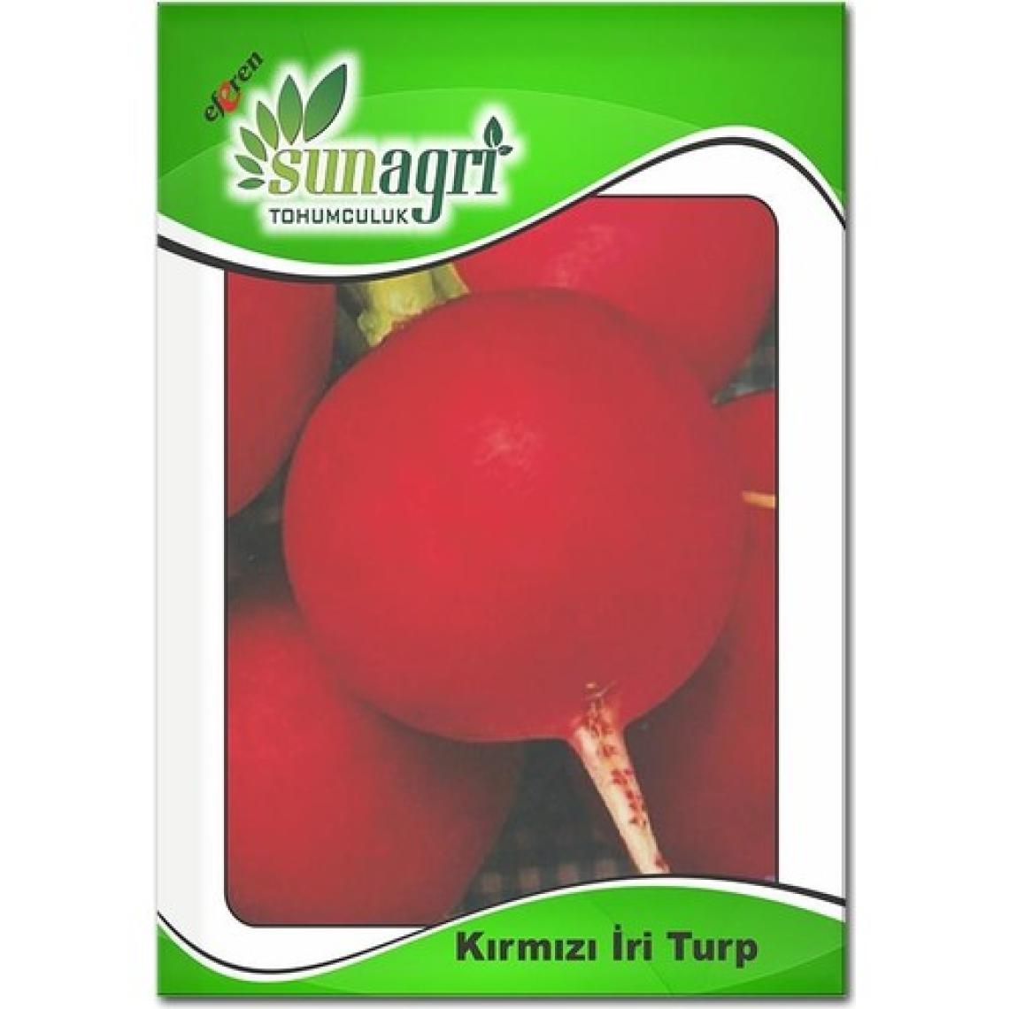 Sunagri Kırmızı İri Yuvarlak Turp Tohumu (10 Gr.)