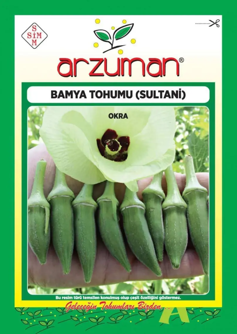 Fidancıyız Bamya (Sultani)Tohumu 25 gr