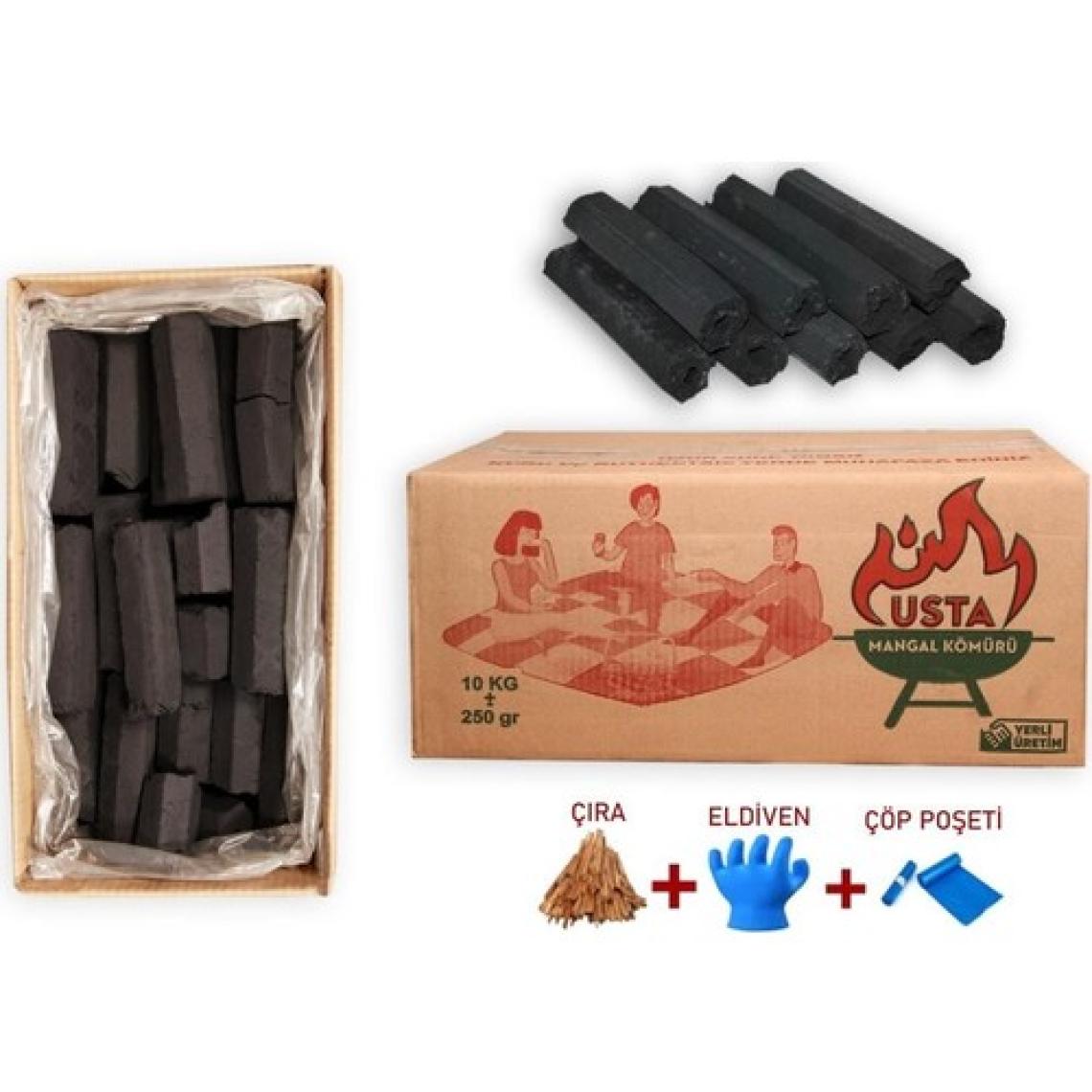 Narım 10 kg Pres Briket Mangal Kömürü Hediyeli Ürün