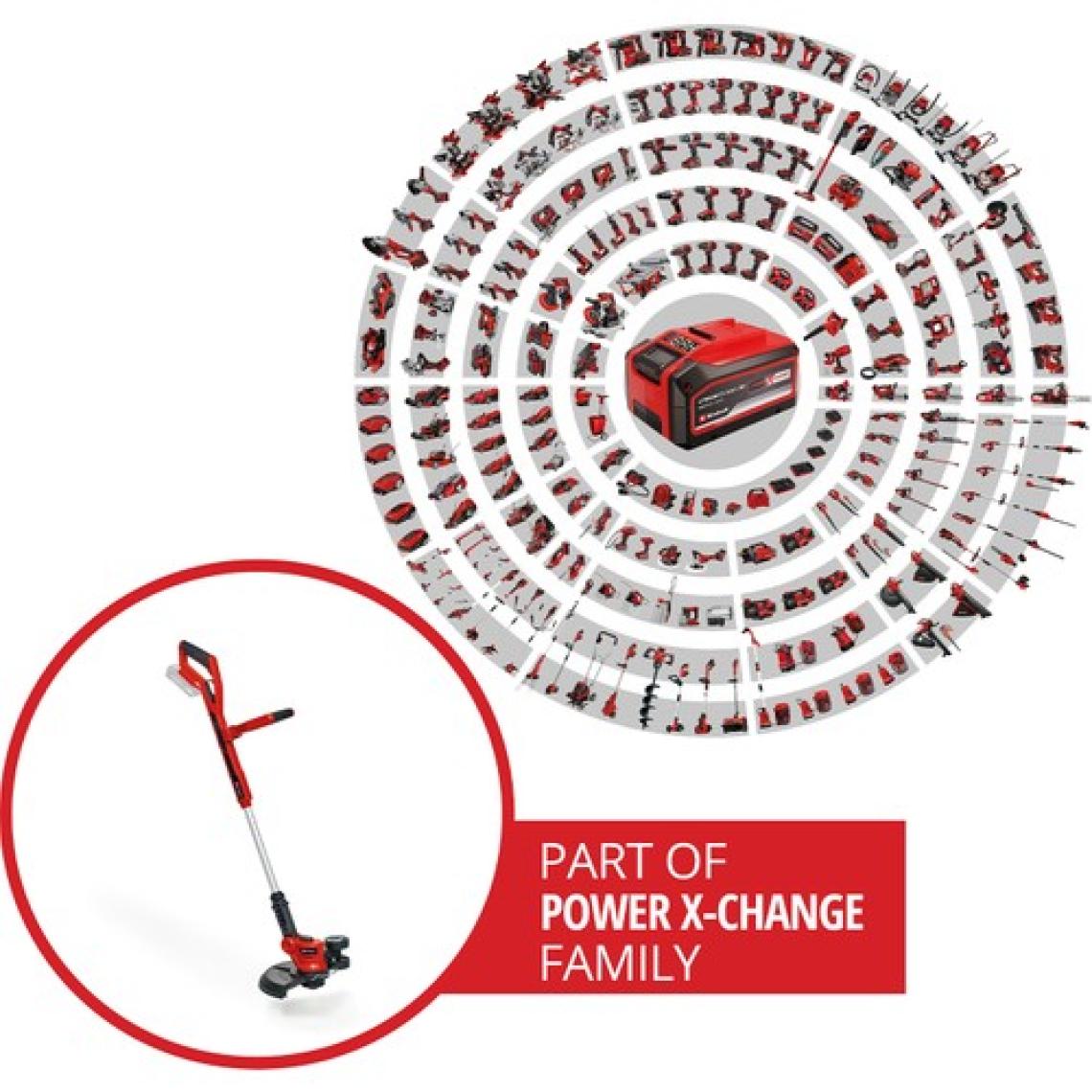 Einhell GE-CT 18/30 Li - Solo, Akülü Kenar Kesme (Akü ve şarj cihazı dahil değildir)