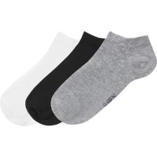 Suwen Erkek Basic 3 Lü Paket Çorap - Siyah/Beyaz/Gri