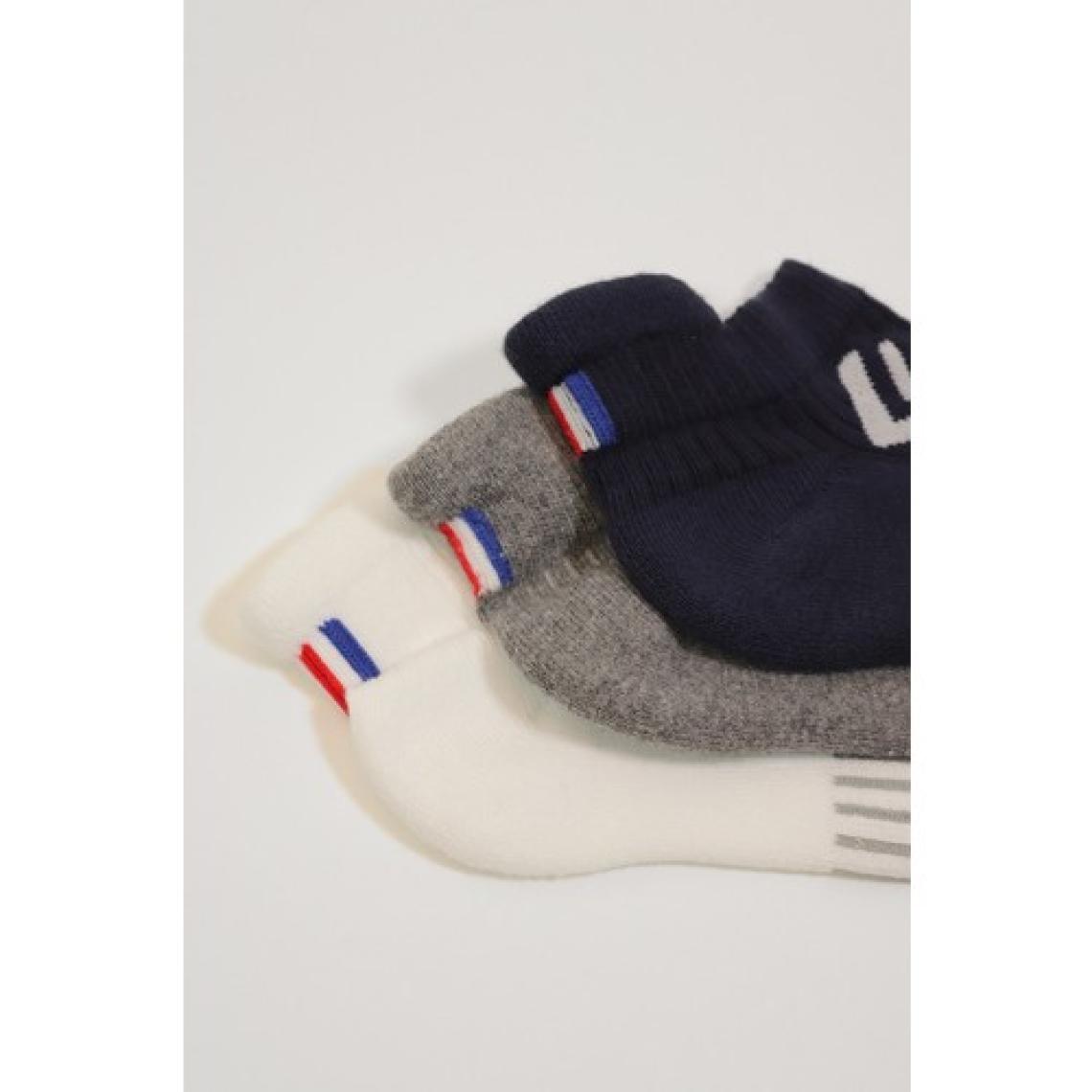 Katia & Bony  3'lü Paket Golf Unisex Step Çorap Beyaz/lacivert/grey
