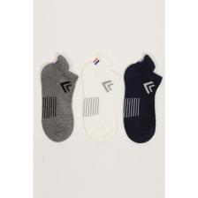 Katia & Bony  3'lü Paket Golf Unisex Step Çorap Beyaz/lacivert/grey