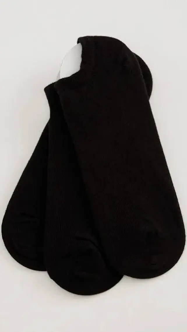 DeFacto Erkek Görünmez 3'lü Pamuklu Sneaker Çorap K4595AZNS