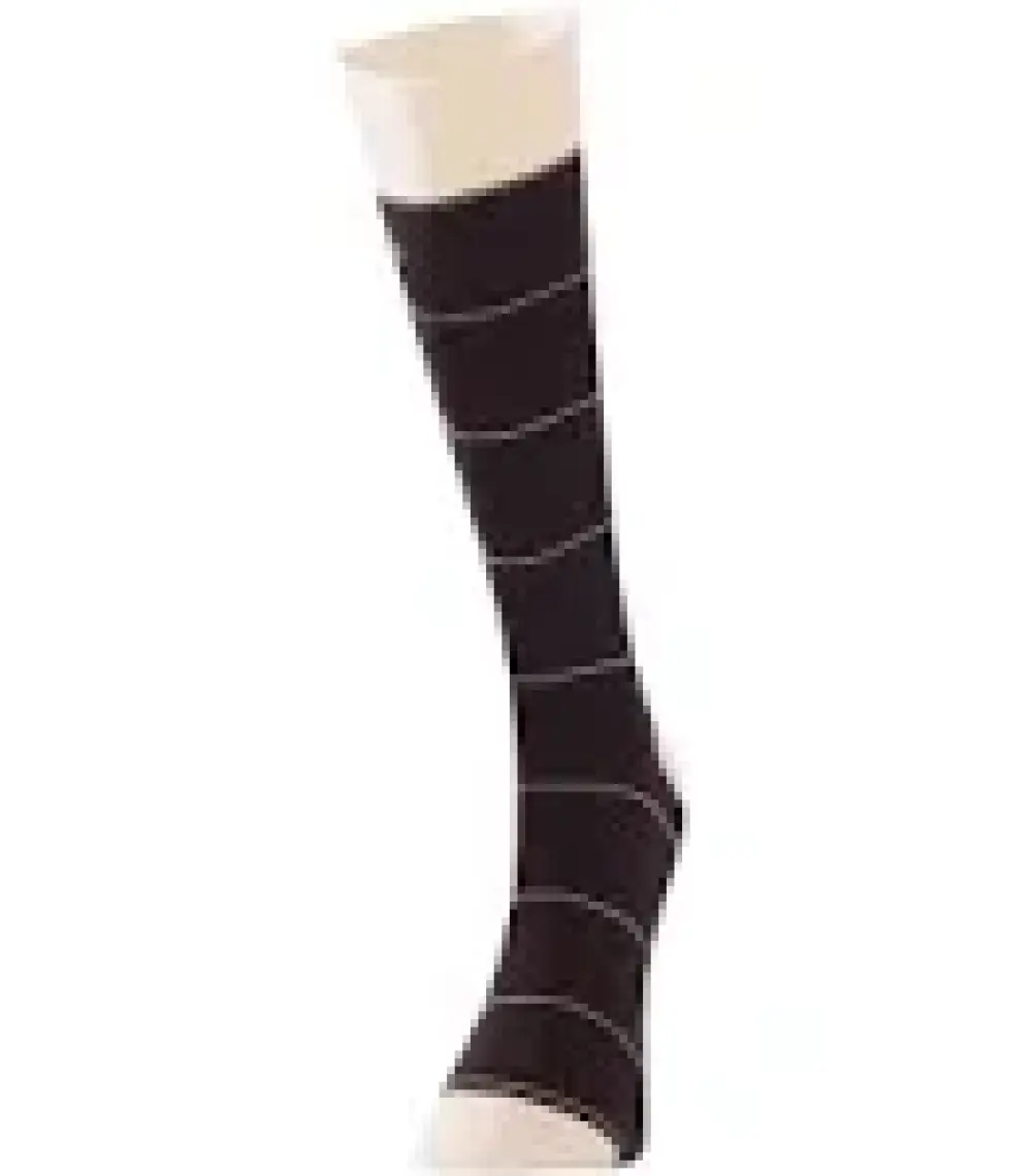 The Don Çizgili Desenli Bambu Erkek Çorap Kahve Krem