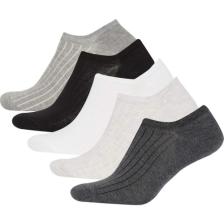DeFacto Erkek Görünmez 5'li Pamuklu Sneaker Çorap A6103AXNS
