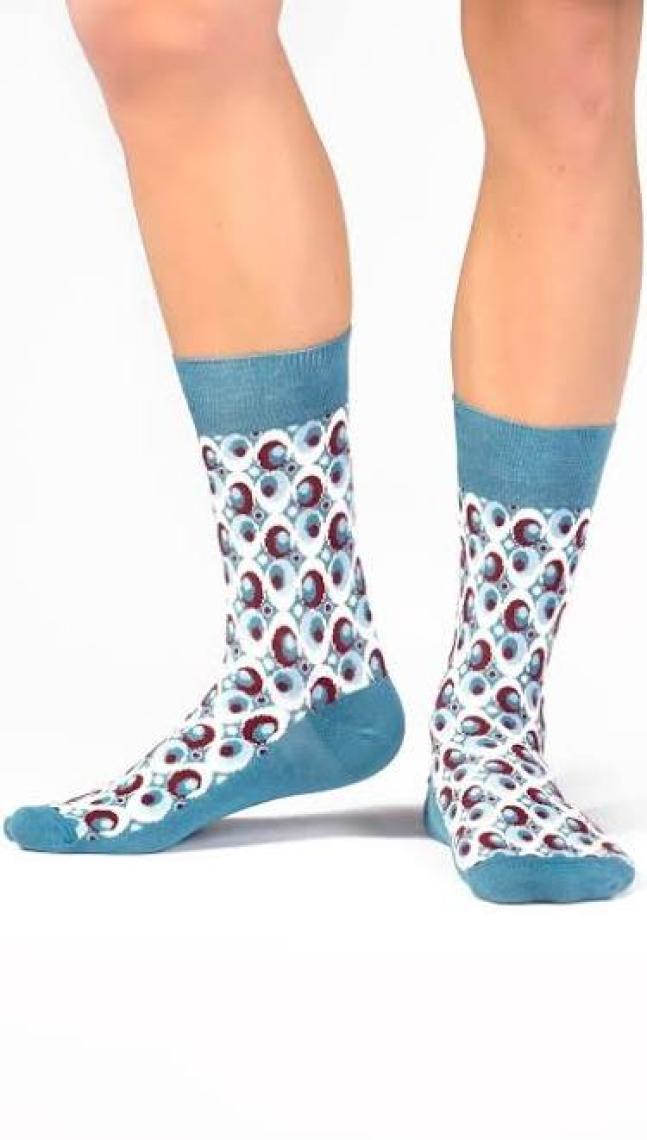 Ozzy Socks 4'lü Geometrik Desenler Erkek Çorap Seti