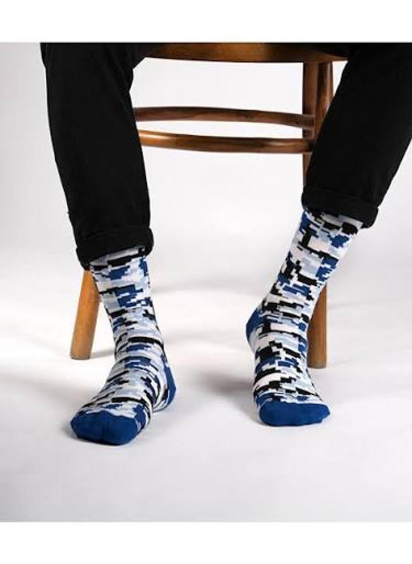 Ozzy Socks 4'lü Geometrik Desenler Erkek Çorap Seti