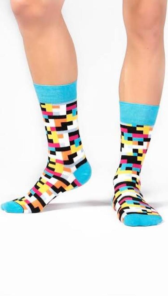 Ozzy Socks 4'lü Geometrik Desenler Erkek Çorap Seti