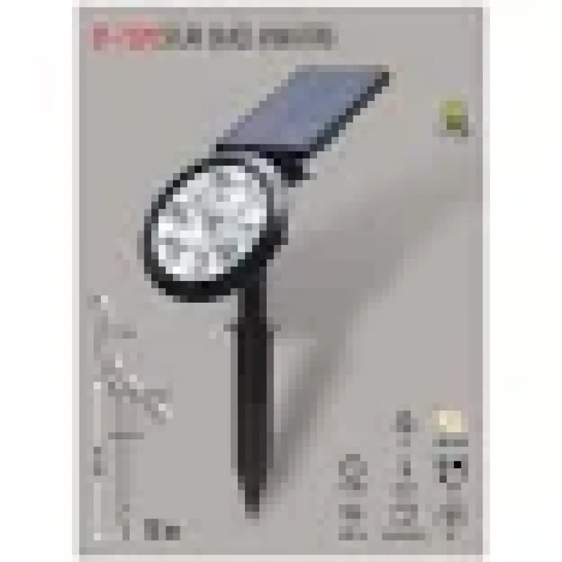 Cata CT-7320 18W Amber Solar Kazıklı Çim Armatürü