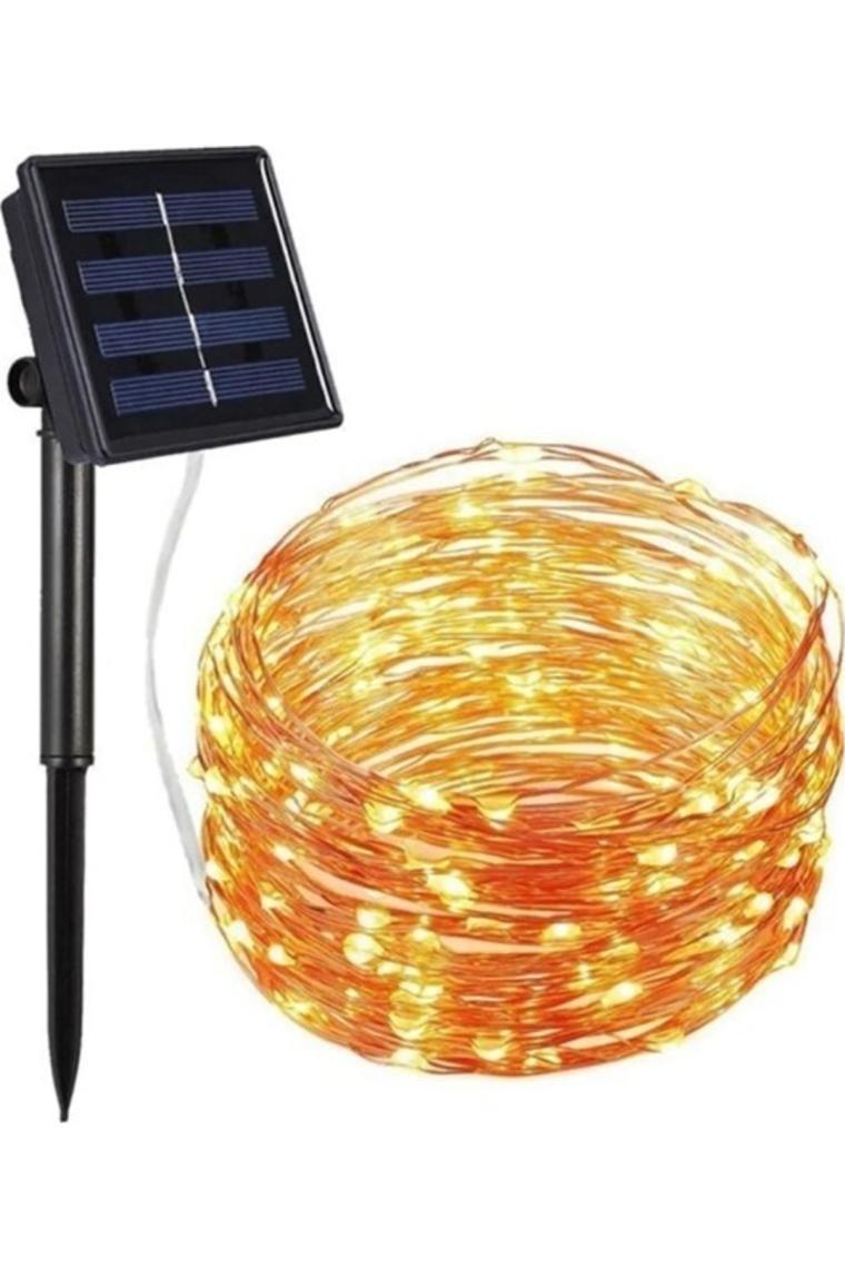 Skygo Solar Güneş Enerjili Peri LED 20 Metre Günışığı 8 Mod 200 LED