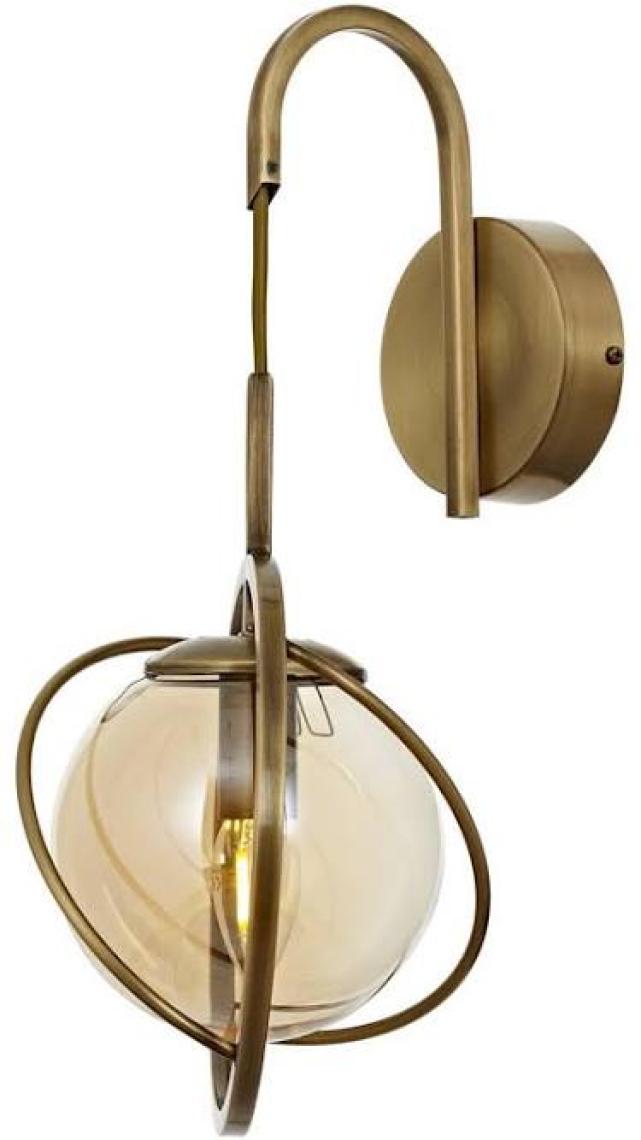 AVONNI AP-60291-1E Eskitme Kaplama Aplik E14 Metal Cam 22x24cm