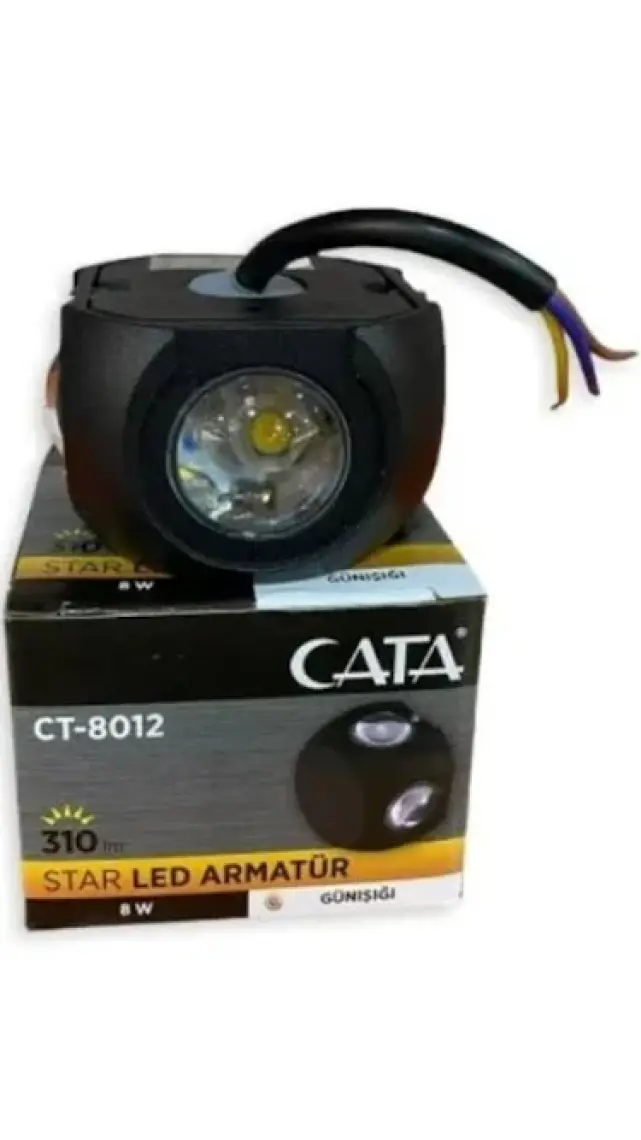 Cata CT-8012 8W Star Dış Mekan LED Aplik