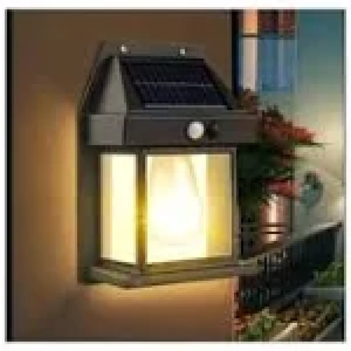 Hediye Filesi Güneş Enerjili Bahçe LED Ampul Hareket Sensörlü Bahçe LED  Su Geçirmez 3 Mod'lu Solar LED