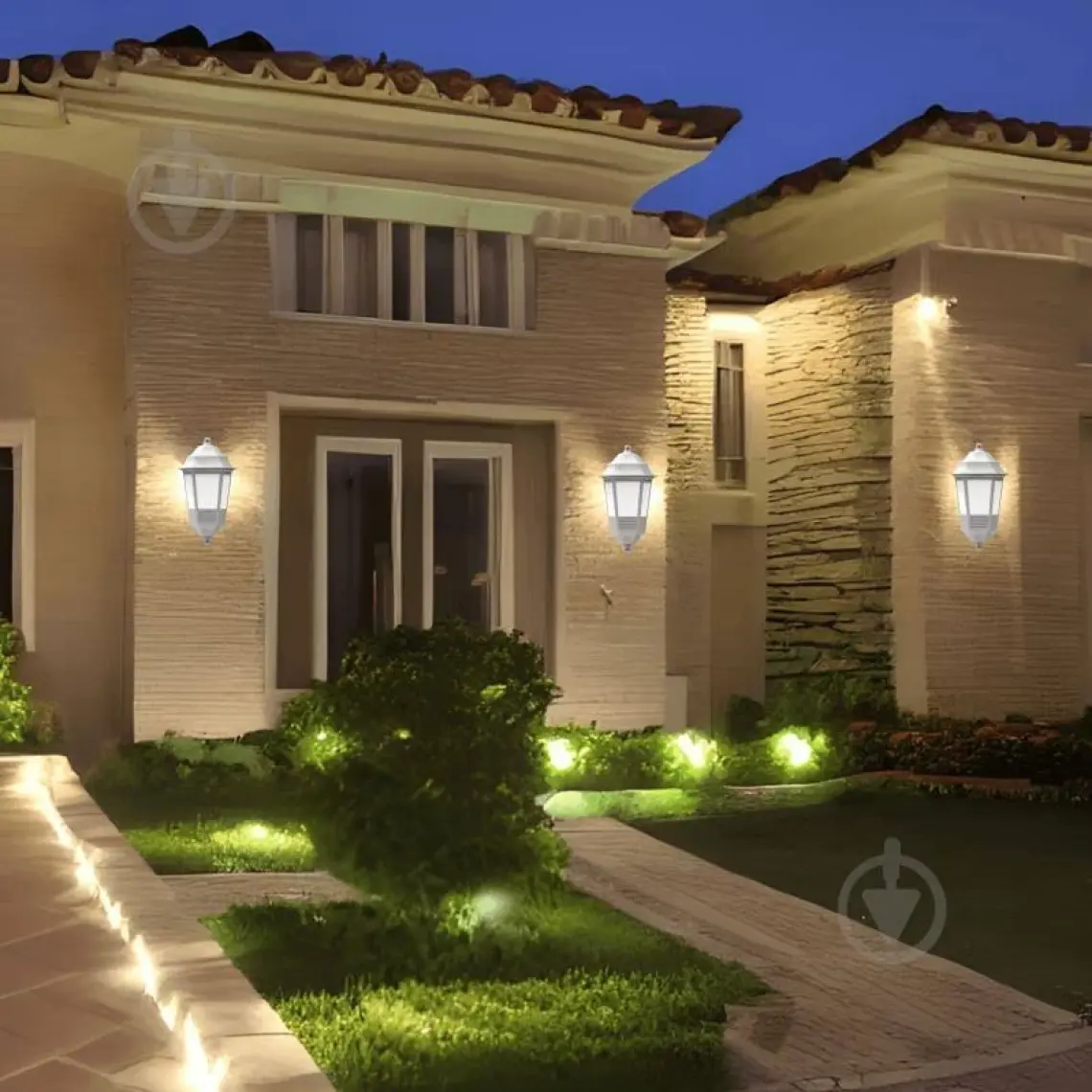 HOROZ BEGONYA-4 BAHÇE YARIM APLİK (BEYAZ)