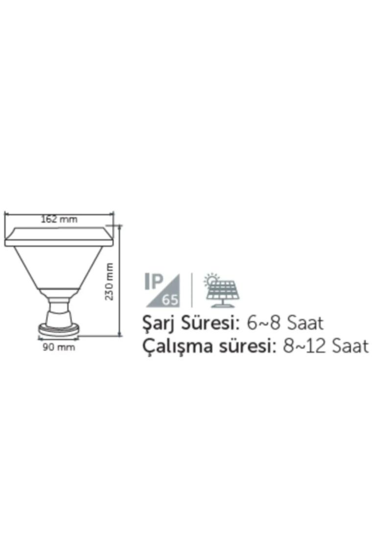 Cata CT-7315 30 Watt Solar Bahçe Armatürü Set Üstü