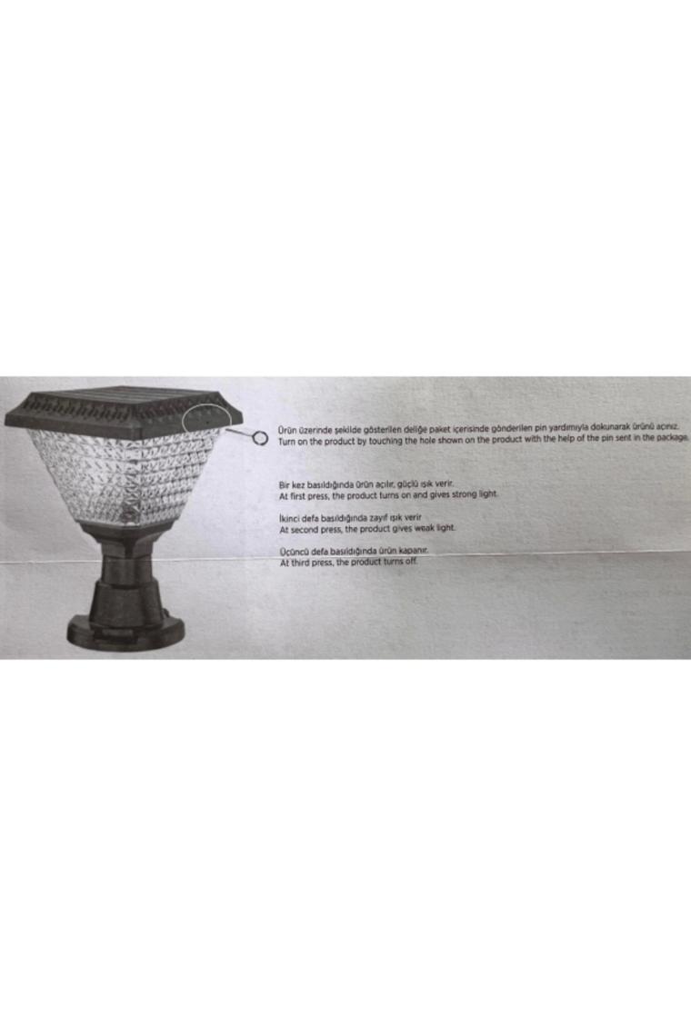 Cata CT-7315 30 Watt Solar Bahçe Armatürü Set Üstü