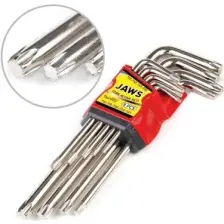 Jaws JAS150 Uzun Torx Alyan Seti Allen 9 Parça