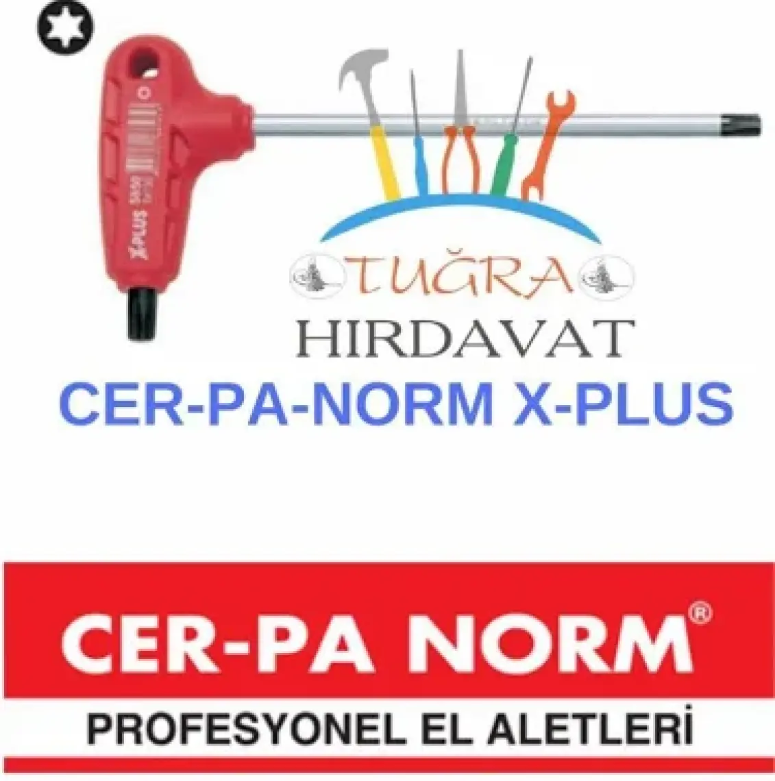 Cer-pa X-Plus T Saplı Torx Alyan Anahtar T20