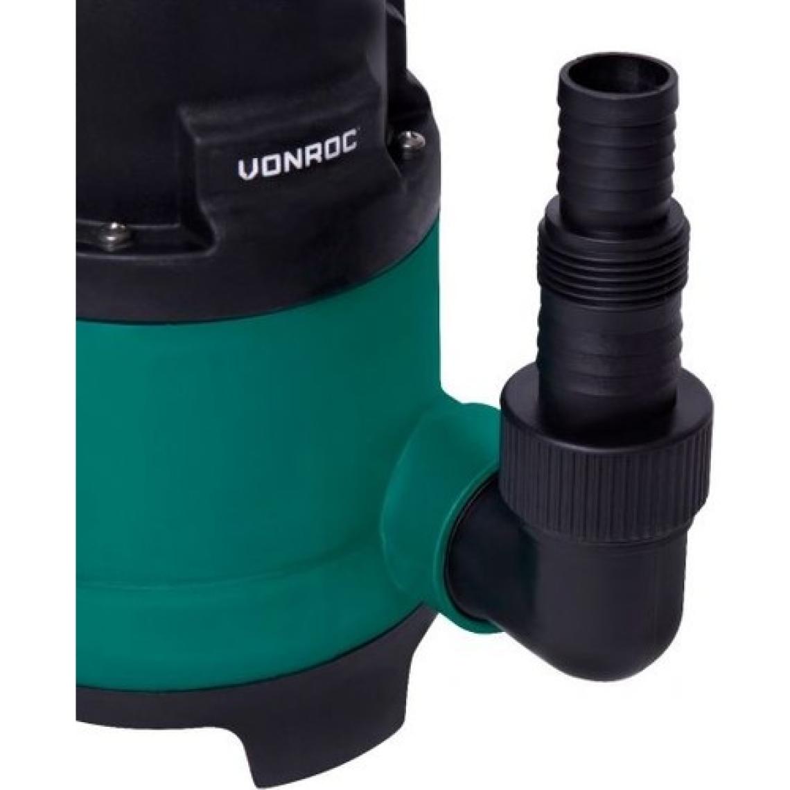 Vonroc Dalgıç Pompa 400W - 8000L/H | Kirli ve Temiz Su