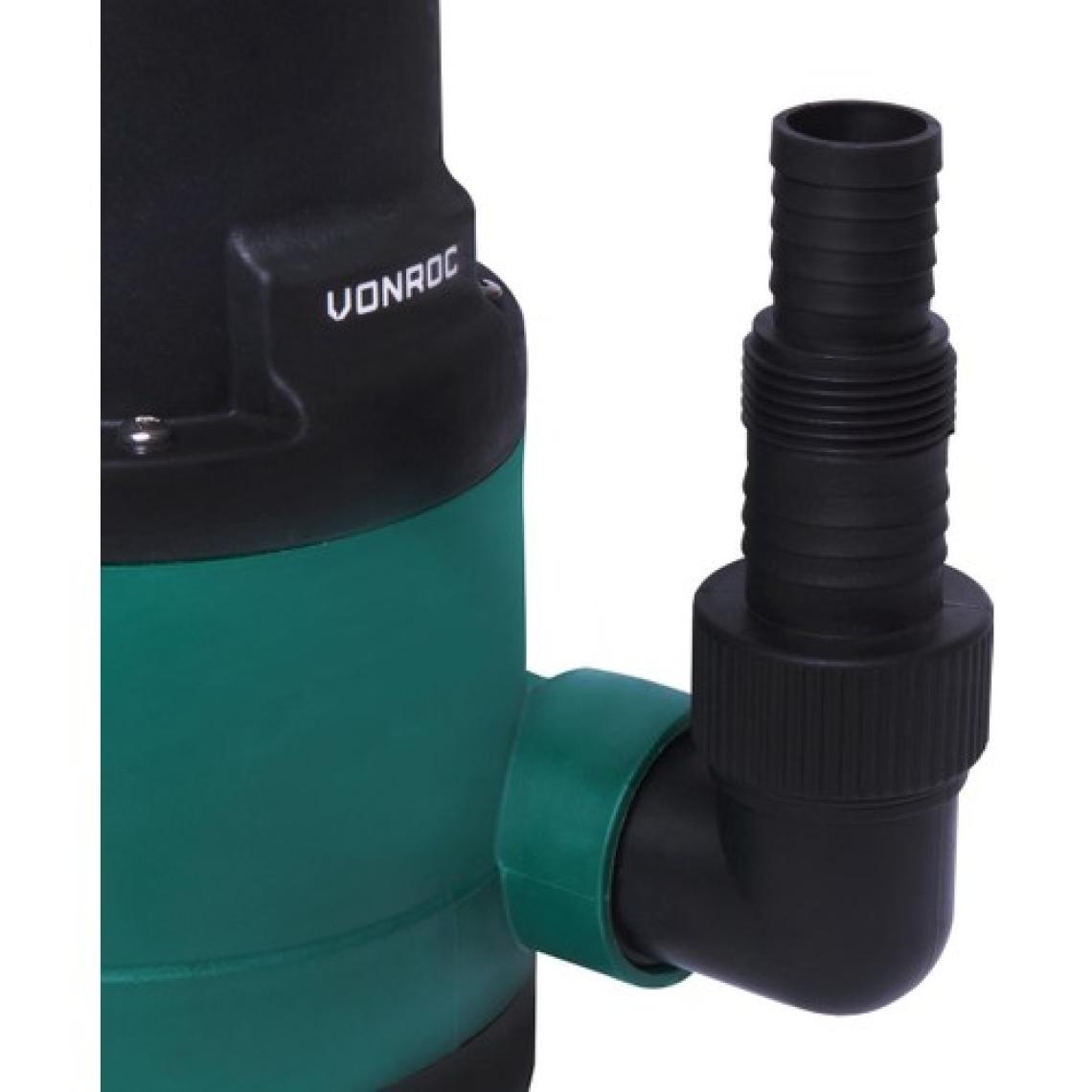 Vonroc Dalgıç Pompa/su Pompası 300W – 6500L/H – Temiz ve Hafif Kirli Su Için – Şamandıralı
