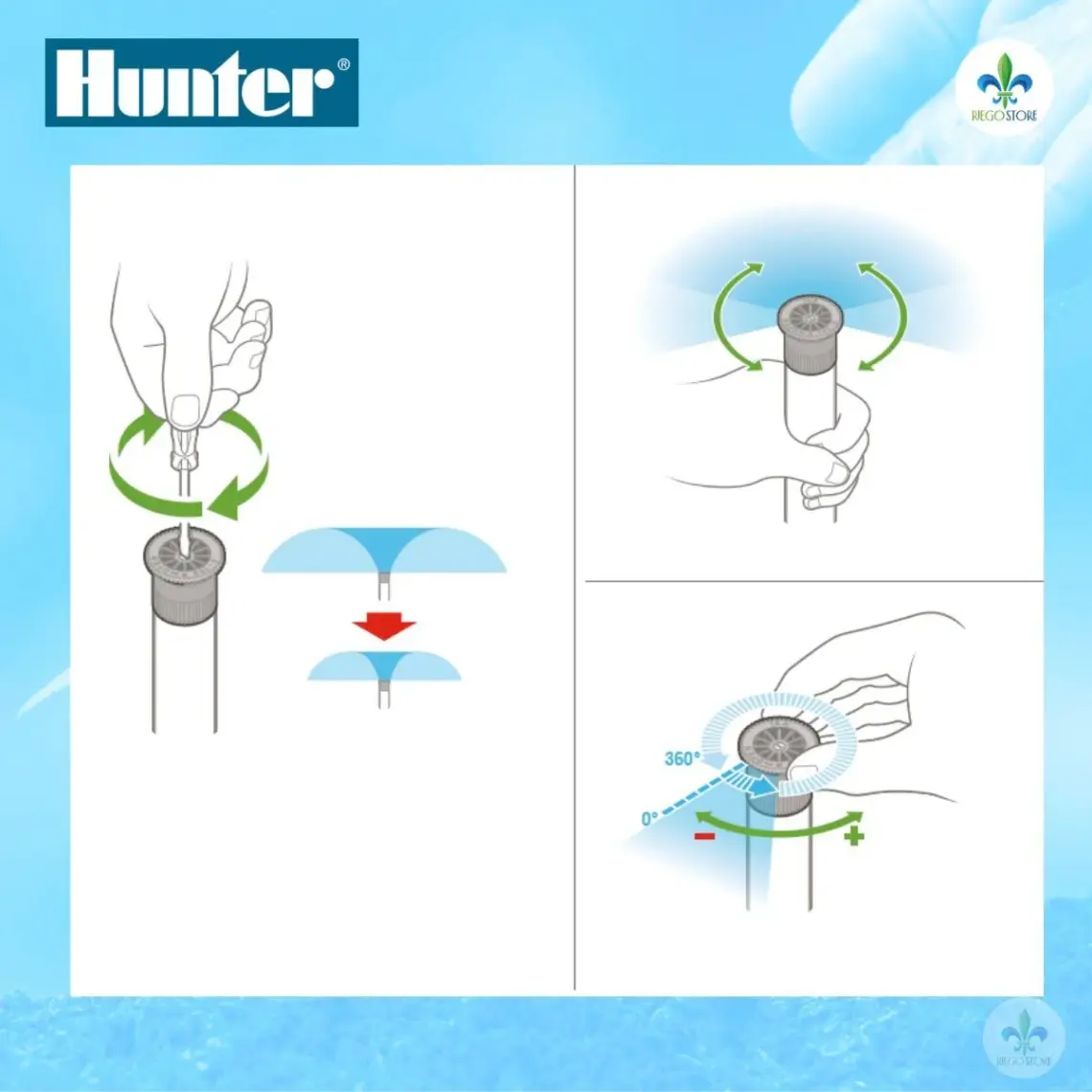 Hunter Hunter Psu-04-15A Sprey Sprınk Açı Ayarlı