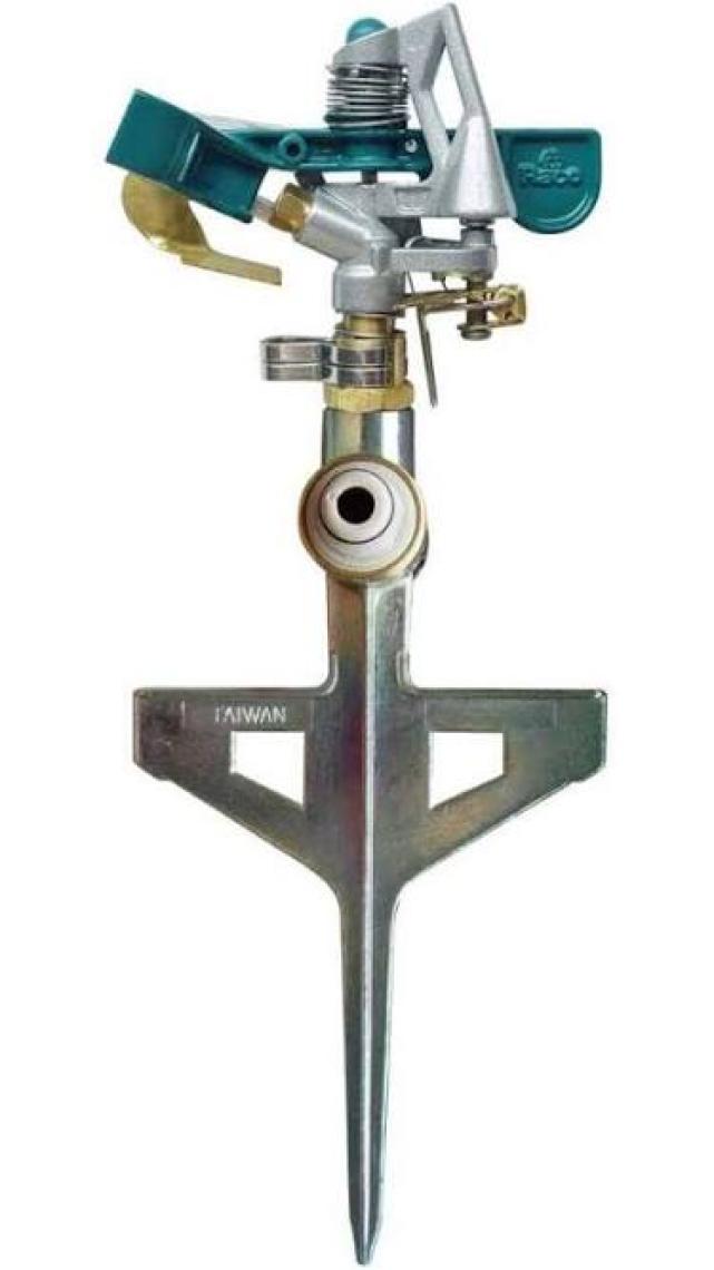 Raco 55704 Ayarlı Pat Pat Metal Kazıklı Saplamalı Metal Bahçe Sulama Fıskiyesi