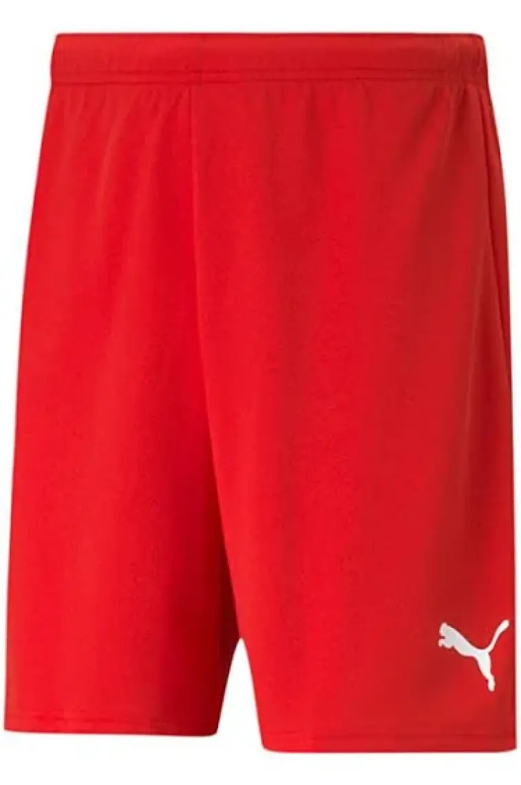 Puma Teamrise Short Erkek Futbol Şortu 70494201 Kırmızı