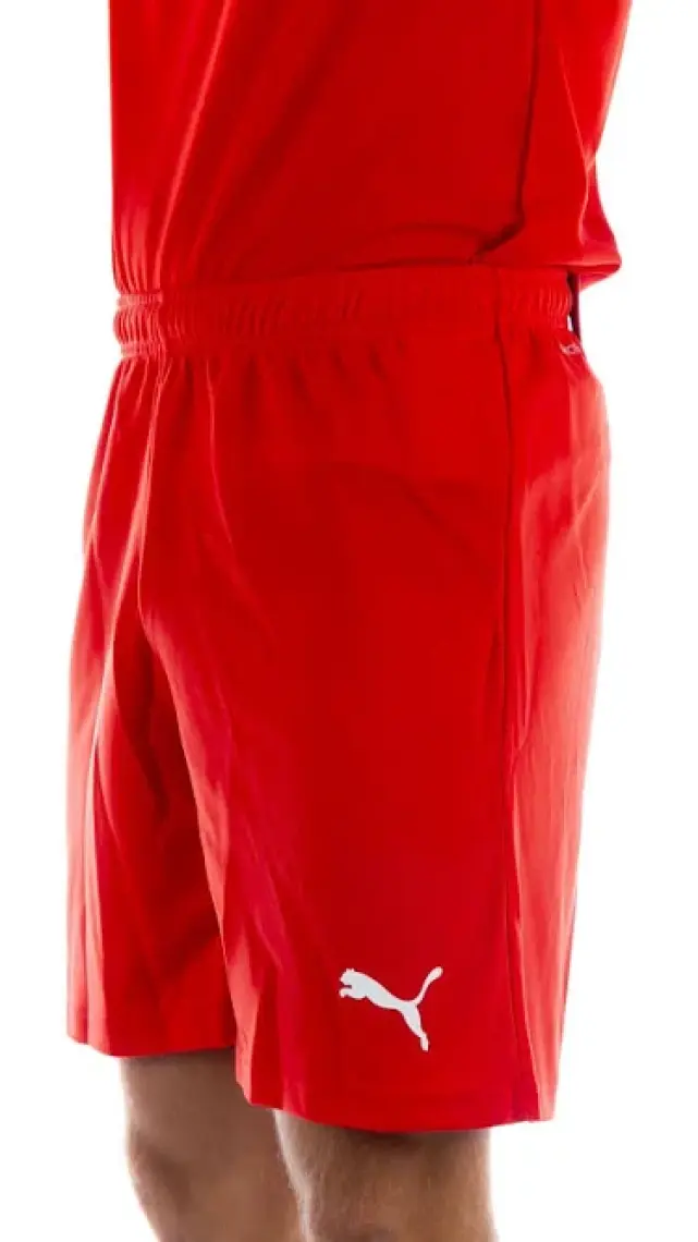 Puma Teamrise Short Erkek Futbol Şortu 70494201 Kırmızı