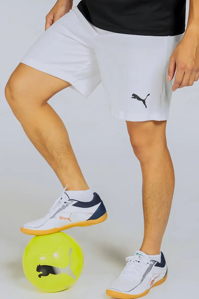 Puma Teamrise Short Erkek Futbol Şortu 70494203 Beyaz