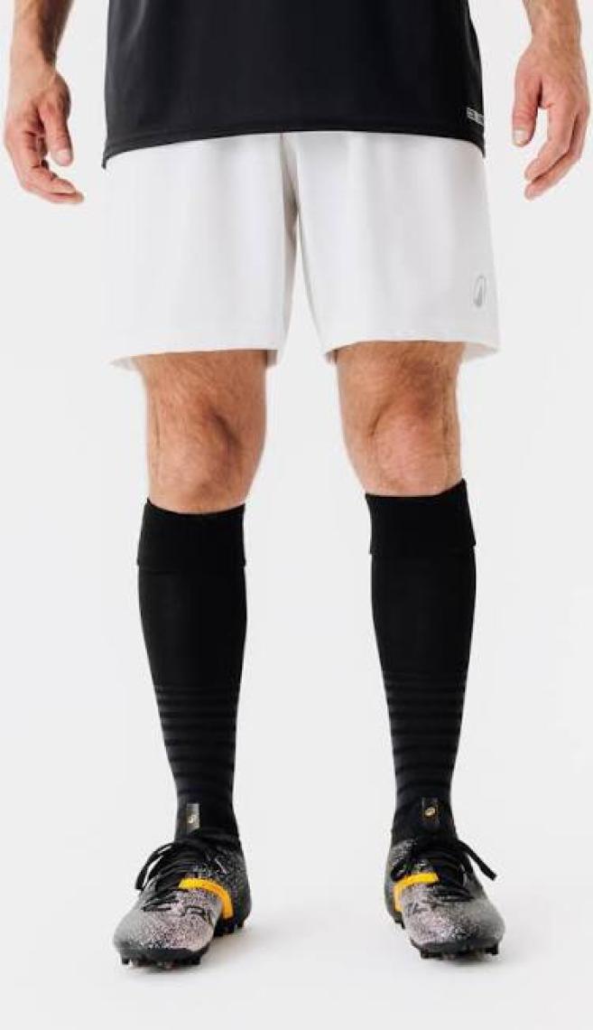Decathlon Kipsta Yetişkin Futbol Şort - Beyaz - F100