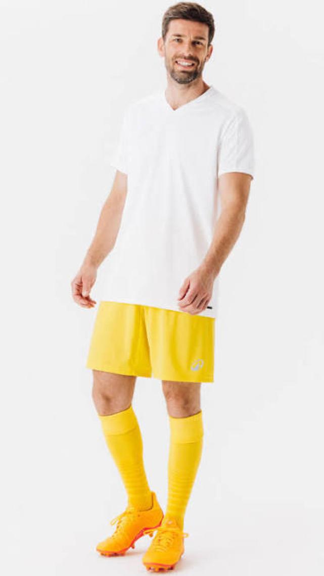 Decathlon Kipsta Yetişkin Futbol Şort - Beyaz - F100